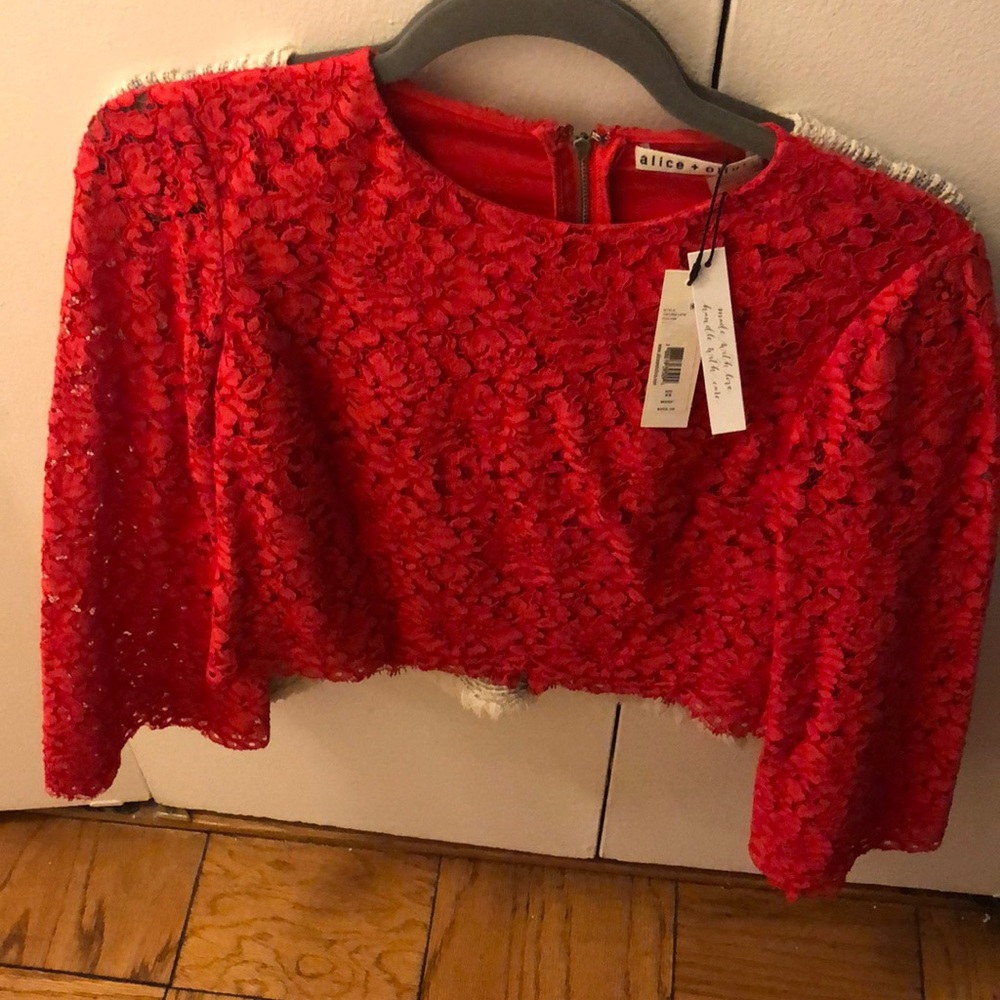 Never worn Alice and Olivia top